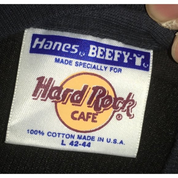 Hard Rock Cafe Honolulu Save the Planet Men's Black and White T-shirt Size Large - Picture 4 of 6